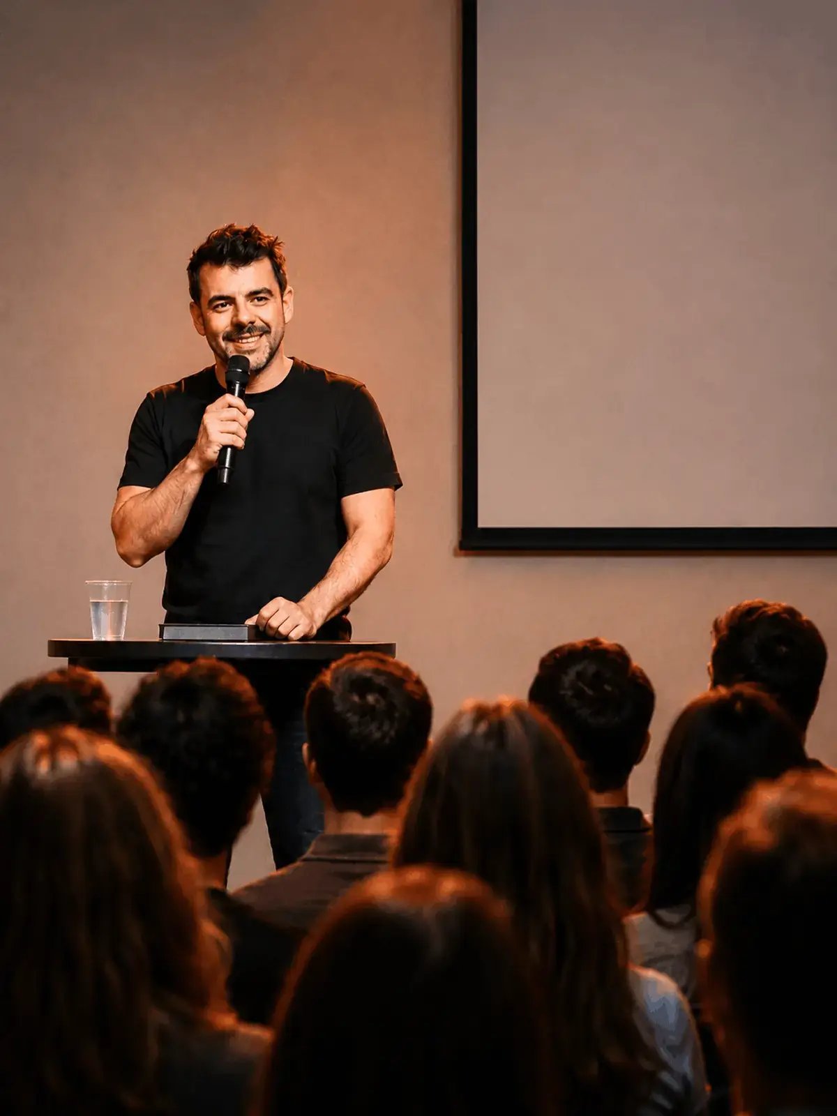 un formateur Reech en conférence